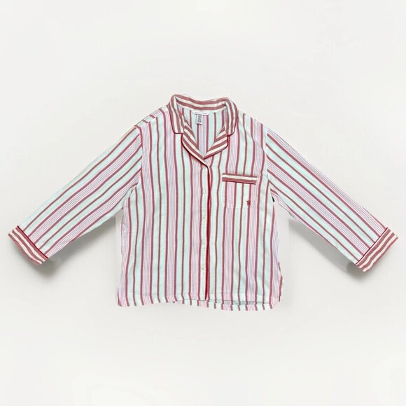 NWOT VICTORIA'S SECRET Flannel Pajama Cozy PJ Set Red Candy Cane Stripe M - Picture 6 of 15